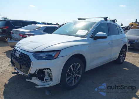 2022 Audi Q5 Premium Plus 45 Tfsi S Line Quattro S Tronic из США, поврежденный, VIN WA1EAAFY4N2056115
